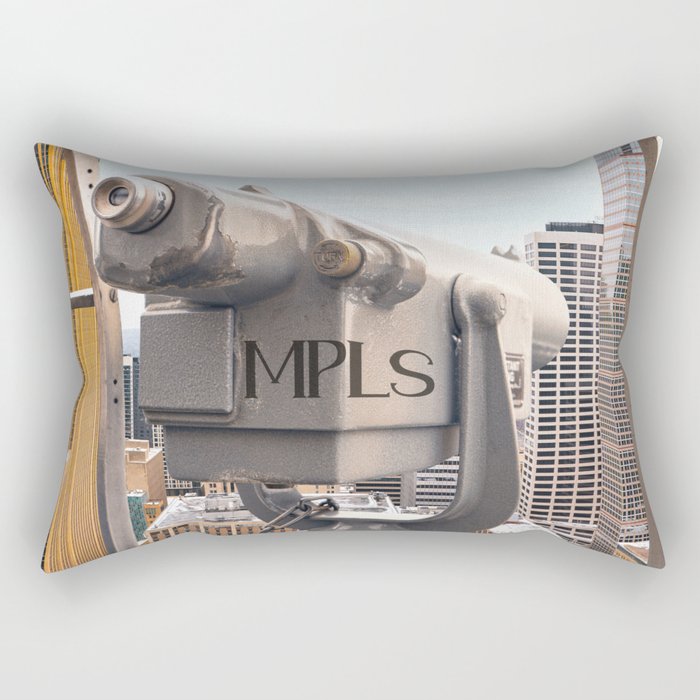 Minneapolis Skyline Views | MPLS Rectangular Pillow
