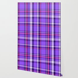 Plaid // Grape Wallpaper