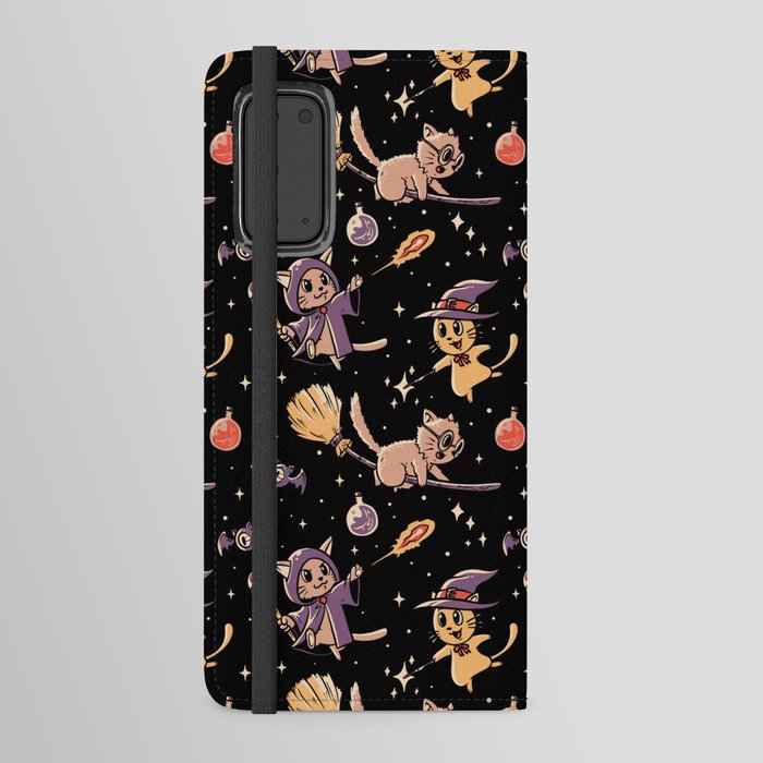Pattern Magic Cats by Tobe Fonseca Android Wallet Case