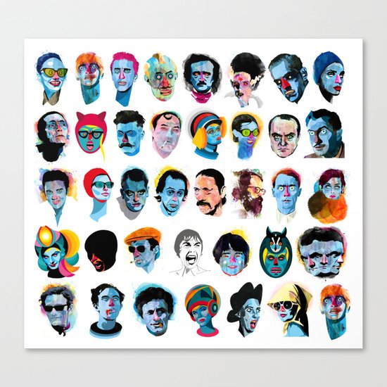 Heads Canvas Print