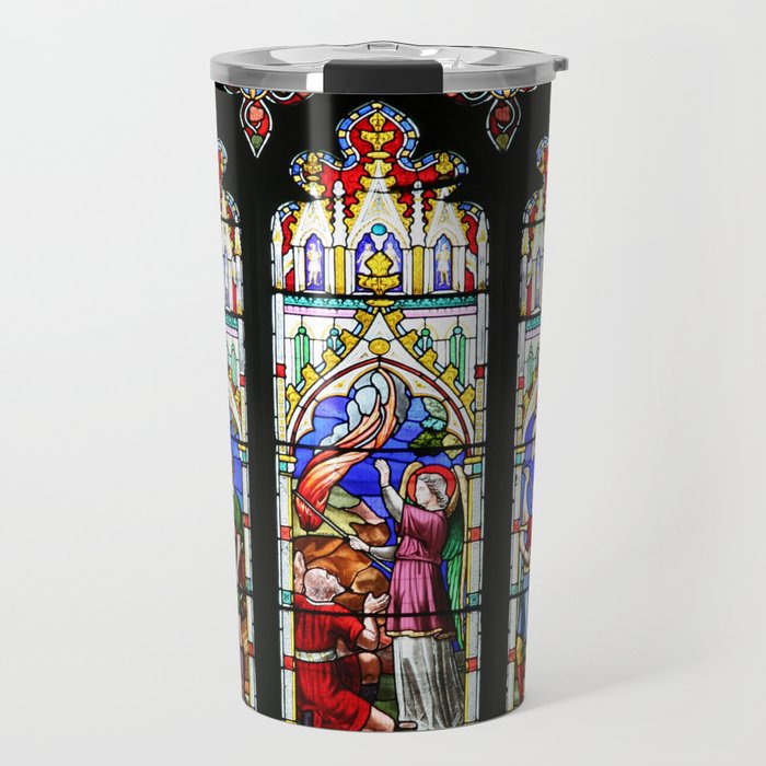 Cathedral Stained Glass 3 Travel Mug