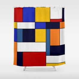 Abstract #351 Shower Curtain