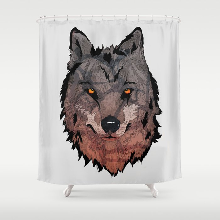 Wolf Mother Shower Curtain
