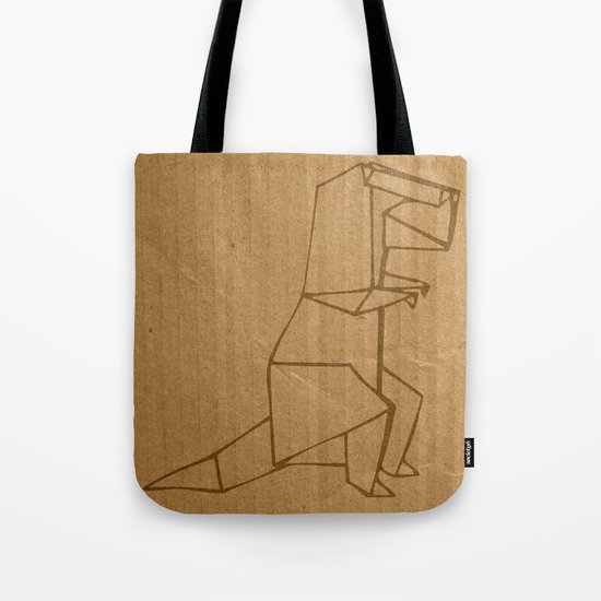Origami - Dino Tote Bag