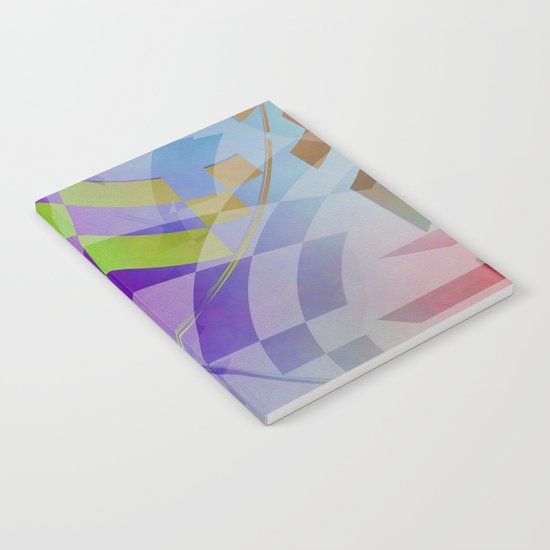 Multicolored abstract no. 68 Notebook
