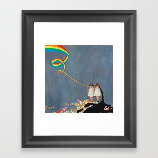 The Twins Framed Art Print