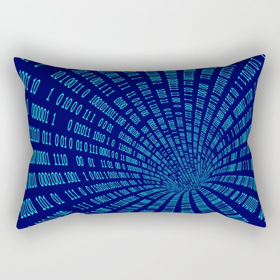 Data stream Rectangular Pillow
