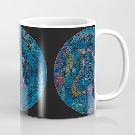 Mayan Calendar Tie Dye Geode Coffee Mug