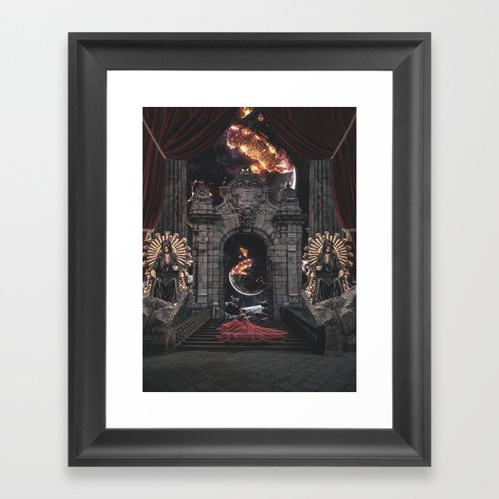 Queen Of Destruction Framed Art Print