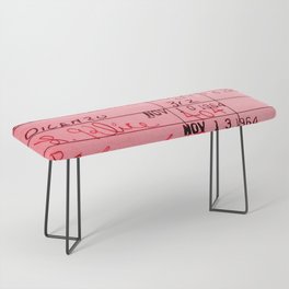Library Card 23322 Pink Bench
