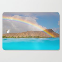 Diamond Head Rainbow Cutting Board