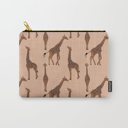 Giraffe neutral pattern Carry-All Pouch