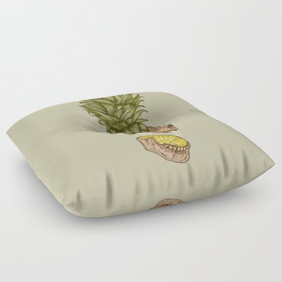 Pineapple Skull Floor Pillow