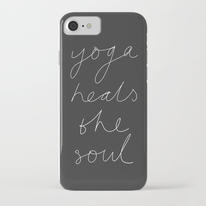 Yoga Heals the Soul iPhone Case