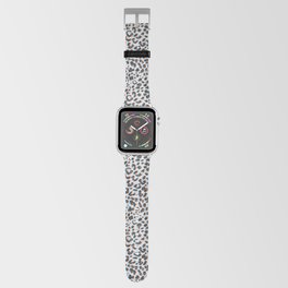 Leopard Print 3D - Grey Apple Watch Band