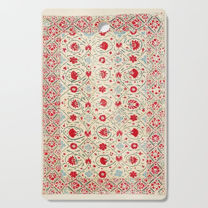 Nurata Suzani Uzbekistan Embroidery Print Cutting Board