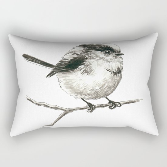 Tit bird Rectangular Pillow