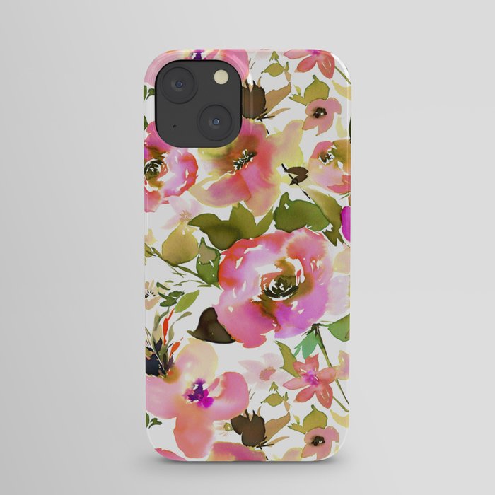 Pink Roses iPhone Case