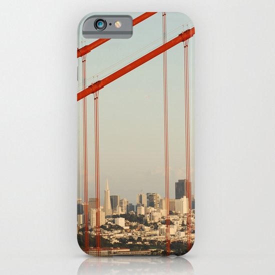 Golden San Gate Francisco Bridge iPhone & iPod Case