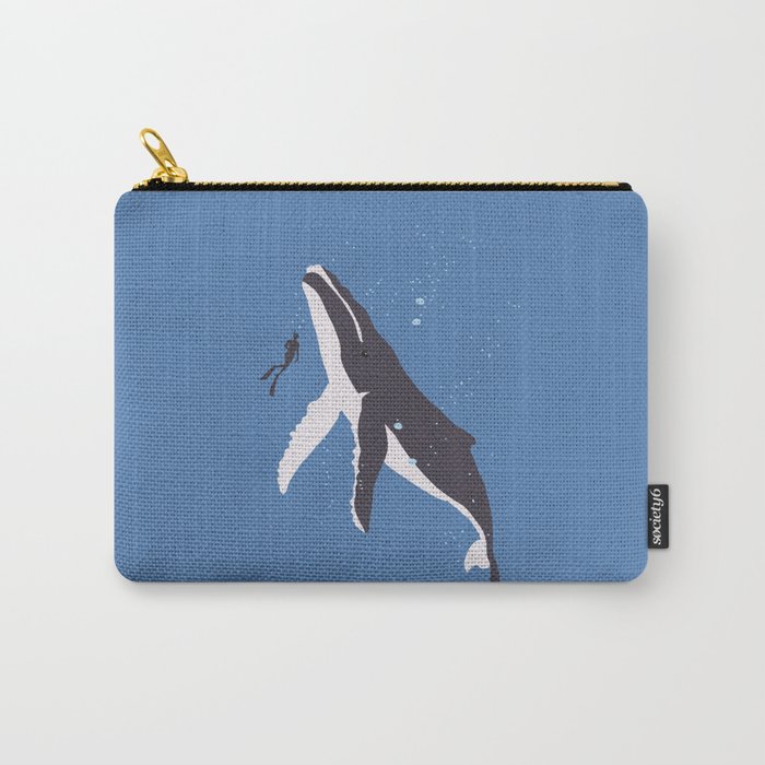 Humpback Whale and Human Carry-All Pouch