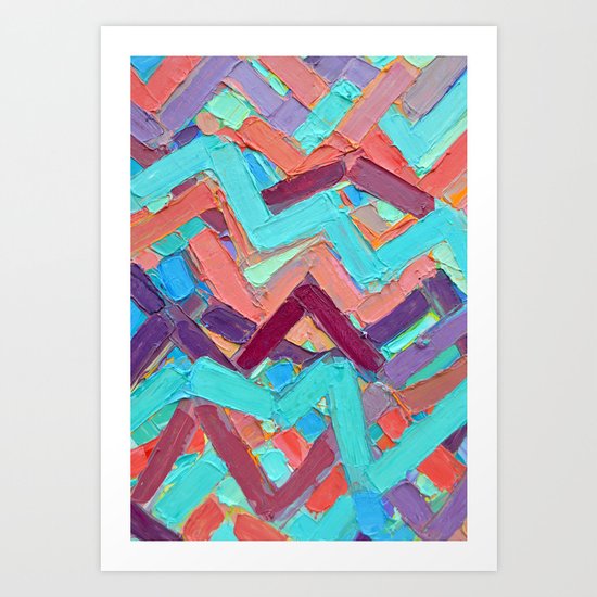 Summer Paths No. 1 Original Art Print
