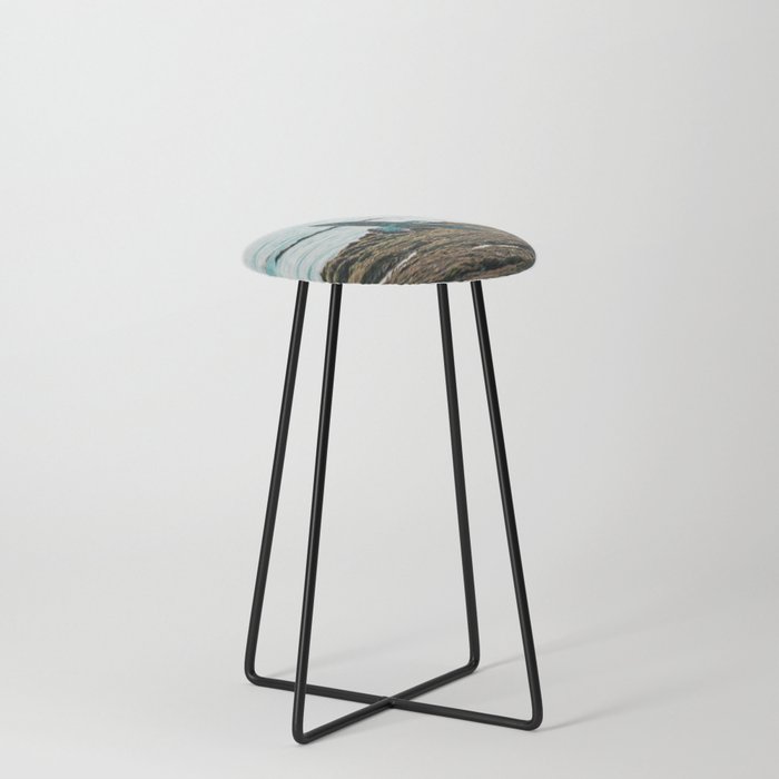 Seagull Flight by the beach Counter Stool