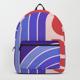 Retro Geometric Rising Arch Design 624 Backpack