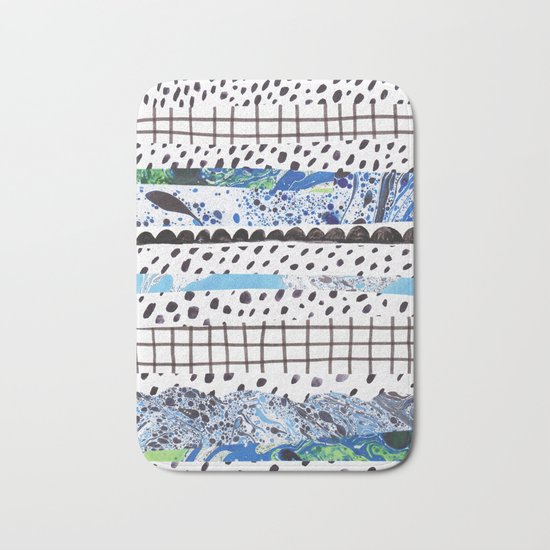 Abstract shapes Bath Mat