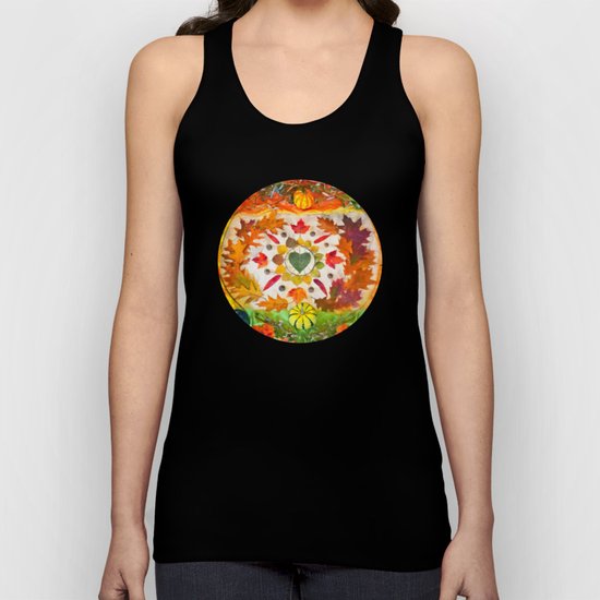 Autumn mandala Unisex Tank Top