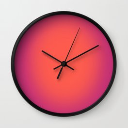 Blur Orange  Wall Clock