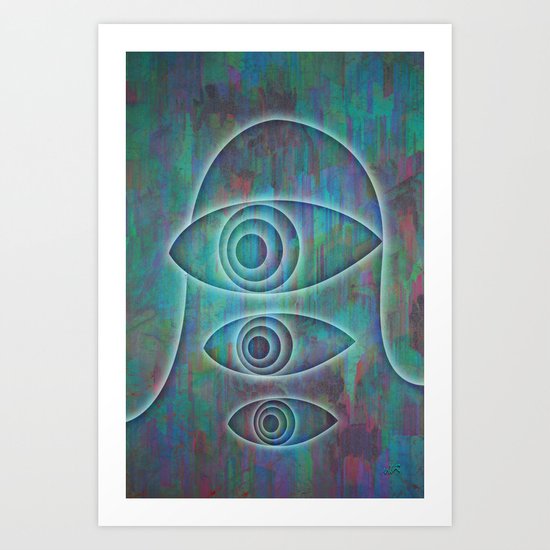 Gazer Two Art Print