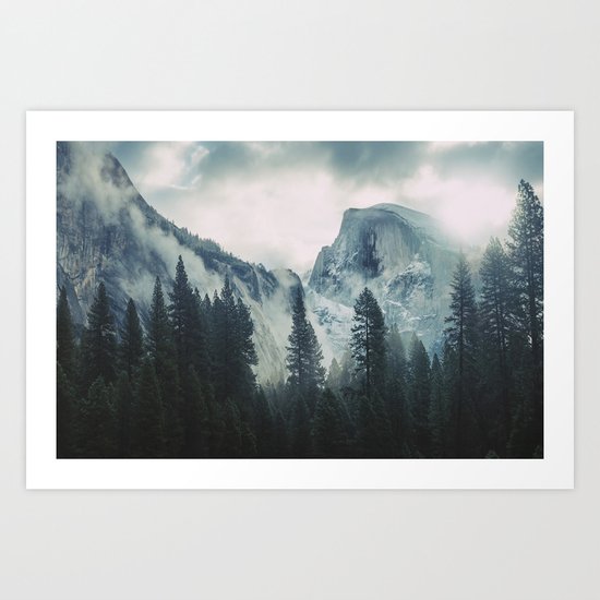 Cross Mountains II Art Print