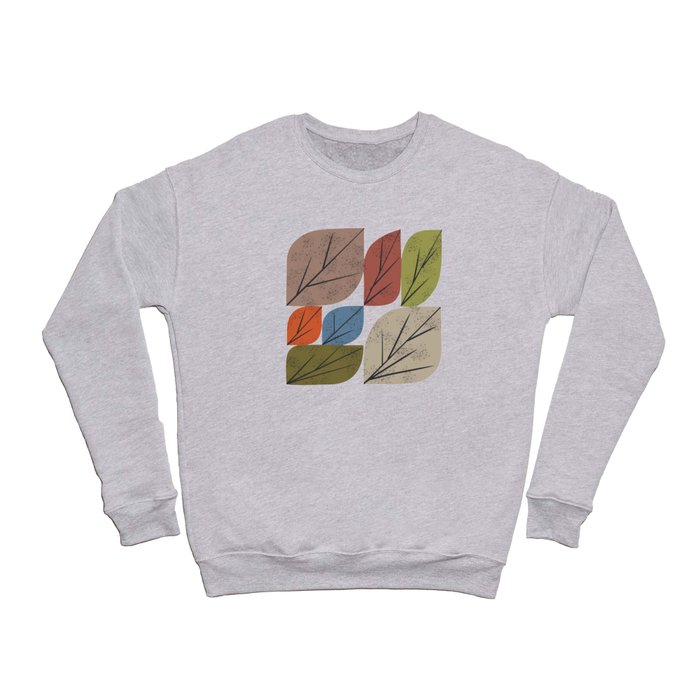 Leaf Grid Crewneck Sweatshirt