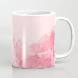 Mountains Red Coffee Mug