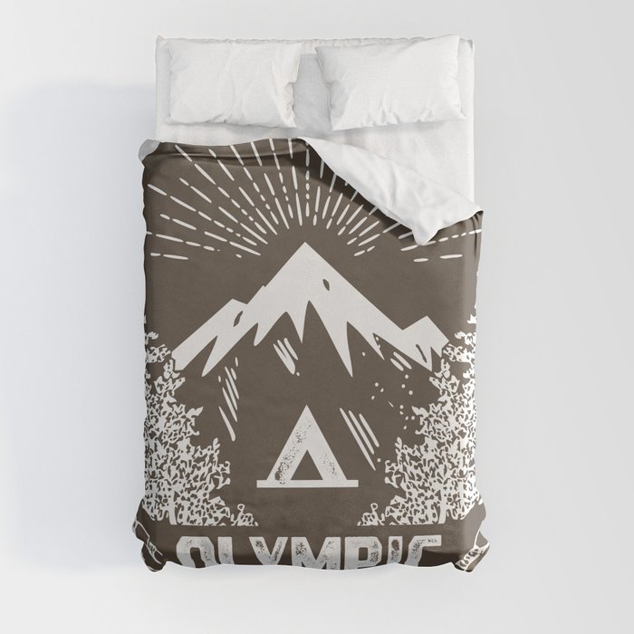 Olympic National Park Duvet Cover