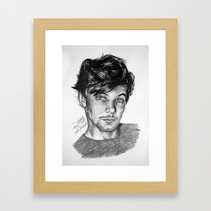 Louis Tommo Drawing Framed Art Print