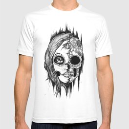 Lady Sugar Skull  T-shirt