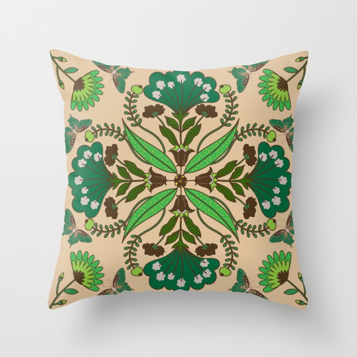 Trails of Woodbury Forrest  Throw Pillow