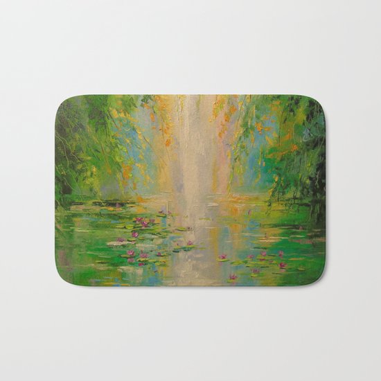 By the pond Bath Mat