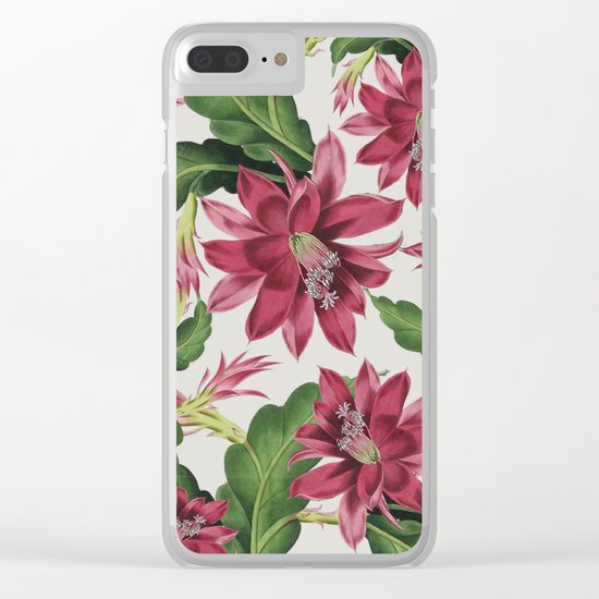 FLOWERS 11b Clear iPhone Case