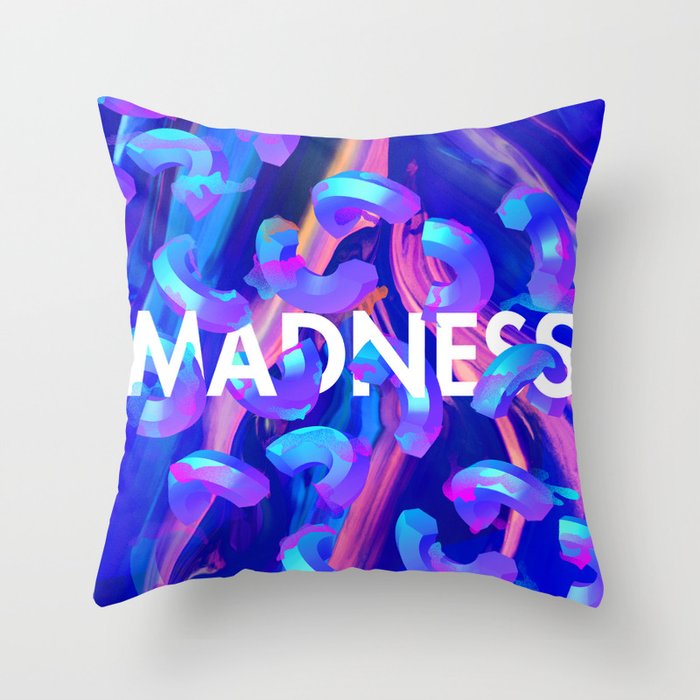 Madness Throw Pillow