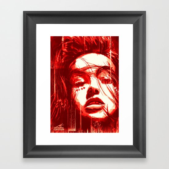 Queen of Diamond Framed Art Print