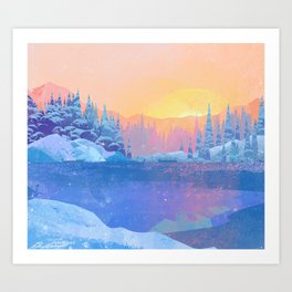 Colors of Winter Art Print