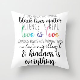 In This House Throw Pillow