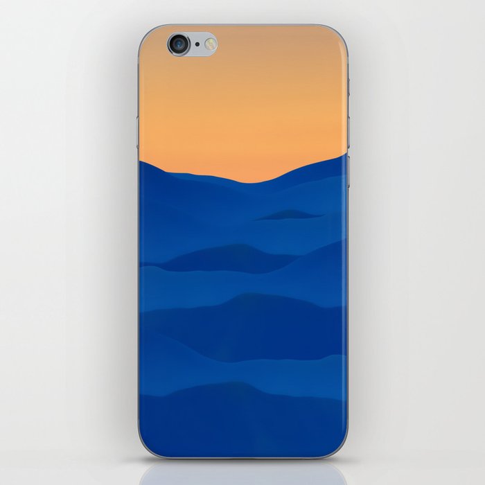 landscape waves iPhone Skin