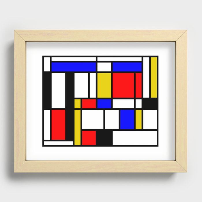 Art work inspired to P. Mondrian (n.1) Art Print by THE