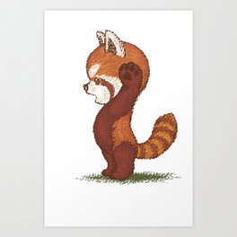 Red Panda Art Prints To Match Any Home S Decor Society6