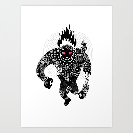 RUN Art Print