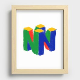 N64 Painting Recessed Framed Print