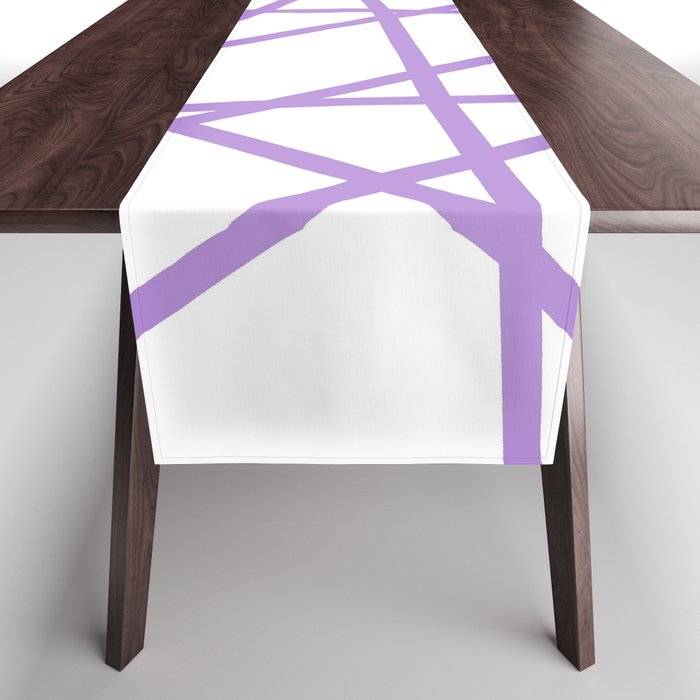 Doodle (Lavender & White) Table Runner